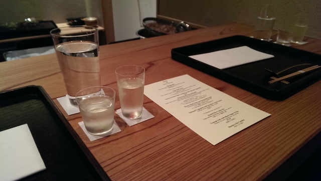 Perhaps it was unnecessary to order a carafe of sake as well as the pairings...