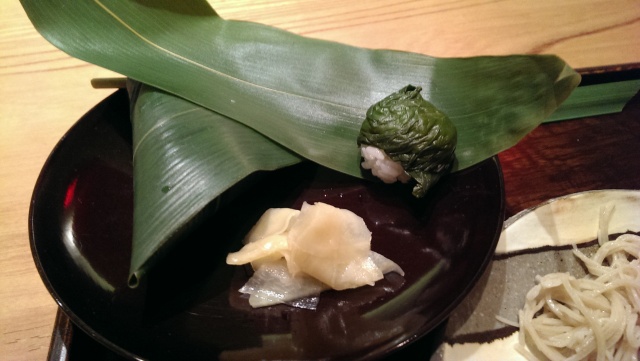 Sasamaki sushi.
